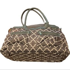 JJ COLE Diaper Tote Bag Brown & Cream. Baby Diaper